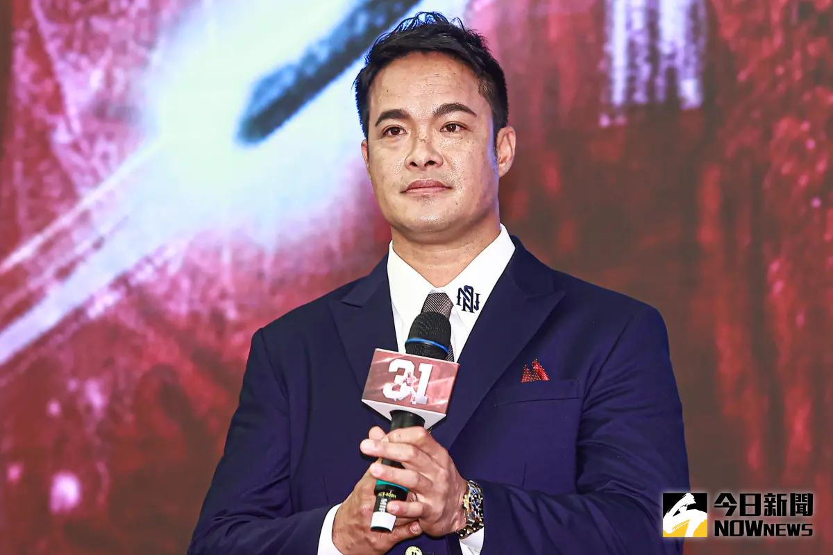 ▲味全龍林智勝引退記者會。（圖／記者葉政勳攝 , 味全龍今（31）日為43歲中職傳奇巨砲「大師兄」林智勝舉辦引退宣告記者會，並宣布引退賽將在「9月5日至7日」臺北大巨蛋，對手是台鋼雄鷹。（圖／記者葉政勳攝）