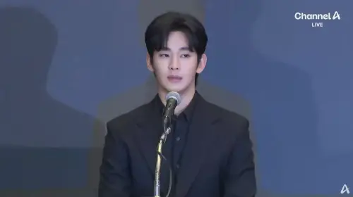 ▲金秀賢近期的風波連帶影響到公司，在支付掉基本開銷和代言廠商費用後，似乎已經面臨破產。（圖／채널A News YouTube）