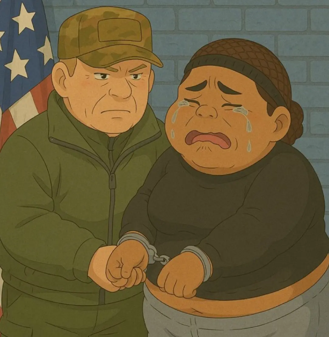 ▲吉卜力風格AI生成圖片成為美國白宮移送非法移民的社群貼文，掀起議論。（圖／白宮X)