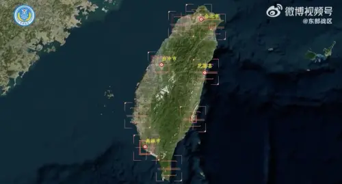 ▲中國人民解放軍東部戰區今（1）日上午表示，今日開始，解放軍東部戰區組織陸軍、海軍、空軍、火箭軍等兵力，位台灣島周邊聯合演訓。（圖／翻攝東部戰區微博）