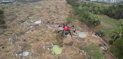 小心掃墓被科技執法!中市啟動熱顯像儀空拍機 緊盯熱源防燒墓