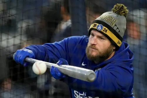 ▲雖然洛杉磯道奇隊主帥Dave Roberts在受訪時表示，自家球員應該不會用魚雷球棒，但根據多家媒體報導，Max Muncy與Kike Hernandez等球員已經訂購了這款球棒。（圖／美聯社／達志影像）