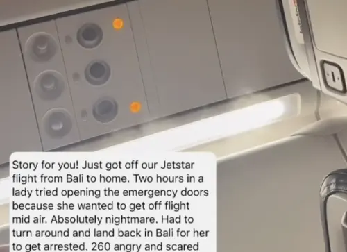 超狂乘客機上開艙門！飛機緊急返回印尼峇里島　這航空公司遇怪客
