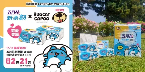 特企／7-11獨家上市！咖波超萌聯名　五月花來啦！融化全民小心心
