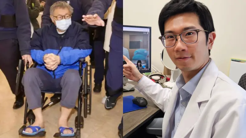 ▲柯文哲開刀取出結石，蒼藍鴿揭出現血尿的4大原因。（圖／記者李政龍攝、翻攝自蒼藍鴿臉書）