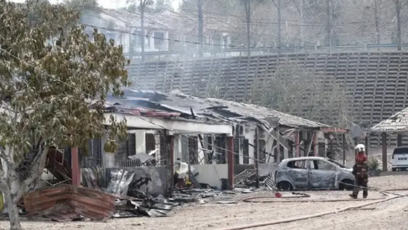 ▲馬來西亞天然氣外洩案已造成將近200棟房屋受損。（圖／翻攝自X）