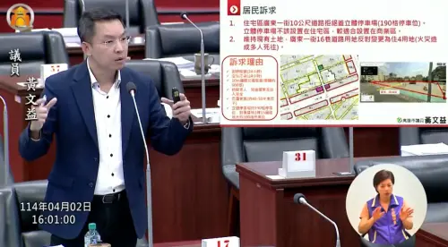 ▲針對高雄市廣東一街及周邊地區的都市更新計畫,黃文益要求市府相關單位重新研擬規劃方案,以兼顧停車需求與居民生活品質。(圖/市議員黃文益辦公室提供) ▲針對高雄市廣東一街及周邊地區的都市更新計畫,黃文益要求市府相關單位重新研擬規劃方案,以兼顧停車需求與居民生活品質。(圖/市議員黃文益辦公室提供)