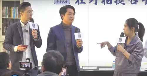 ▲國民黨立委徐巧芯今晚到台中，為同樣陷罷免危機的藍委羅廷瑋助講。（圖／翻攝歷史哥YT，2025.04.02）