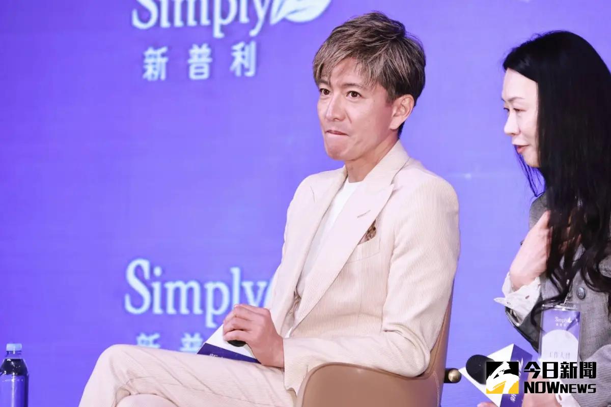 ▲木村拓哉（左）久違來到台北，他很感謝每當日本發生狀況時，大家總是給予熱情幫助。（圖／記者吳翊緁攝）