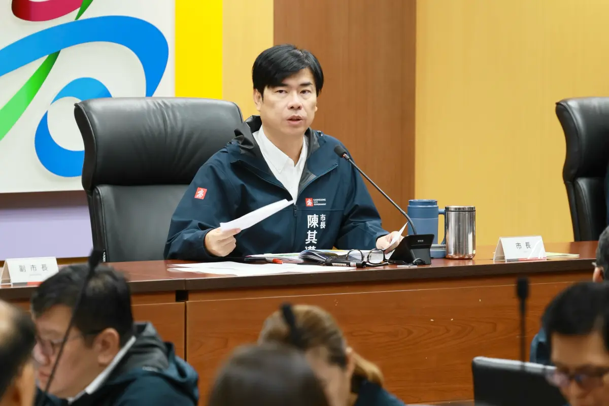 ▲針對美國提出「對等關稅」政策，對台課徵稅率高達32%，高雄市長陳其邁認為，行政院磋商時若能就不同行業別有不同關稅調節，也許才能夠真實反映台美之間貿易的狀況。（圖／高雄市政府提供）