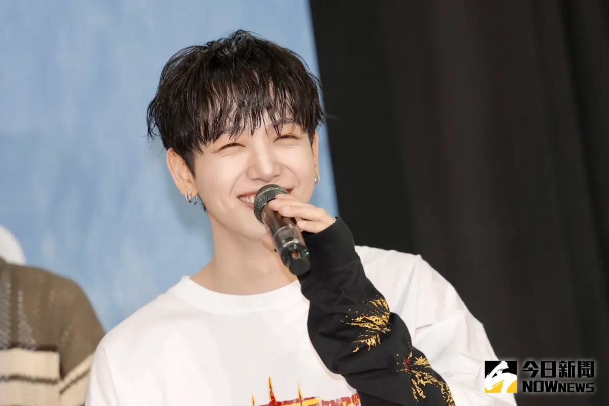 ▲BOYNEXTDOOR成員SUNGHO（朴成淏）、RIWOO（李常赫）、JAEHYUN（明宰鉉）、TAESAN（漢東旼）、LEEHAN（金桐儇）、WOONHAK（金雲鶴）二度來台，學了很多中文與台語問候大家。（圖／記者李政龍攝）