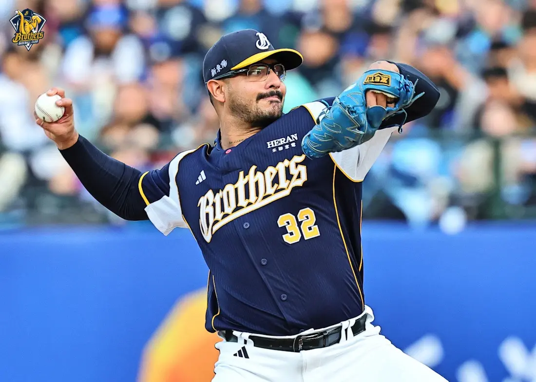 ▲中信兄弟羅戈面對富邦悍將前五局失1分。（圖／中信兄弟提供）