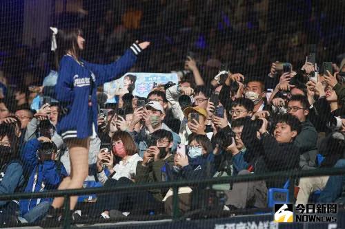 ▲中職近年引入啦啦隊外援，尤其是富邦悍將的李珠珢，替悍將創造不少話題，也吸引許多觀眾人場看球。（圖／記者葉政勳攝,資料照）