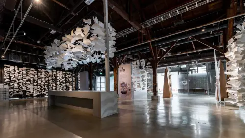 ▲「打開歷史現場」展覽獲得MUSE視覺傳達類金獎、French Design Award金獎。（圖／高科大創新設計學院提供）