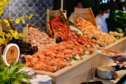 ▲吃到飽餐廳，晶華泰市場（圖／記者葉盛耀攝）