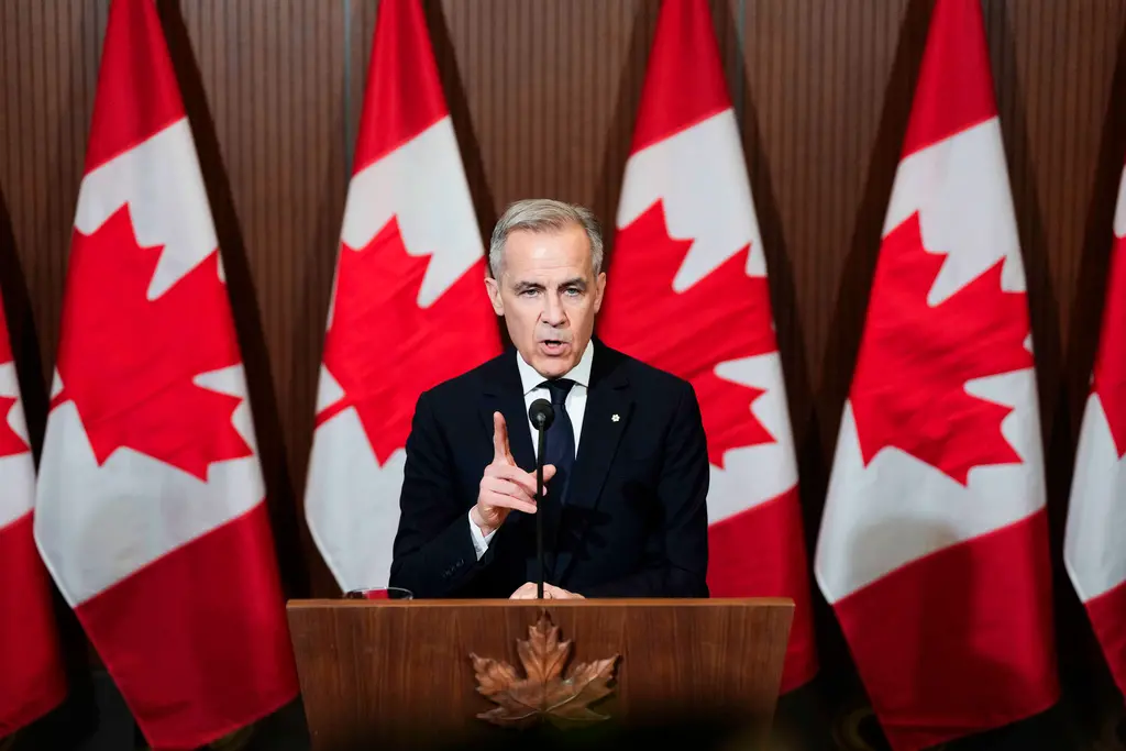 ▲加拿大總理卡尼（Mark Carney）強調加拿大無意尋求對抗，但如果有人主動挑釁，「加拿大人總是準備好迎戰」。（圖／美聯社／達志影像）