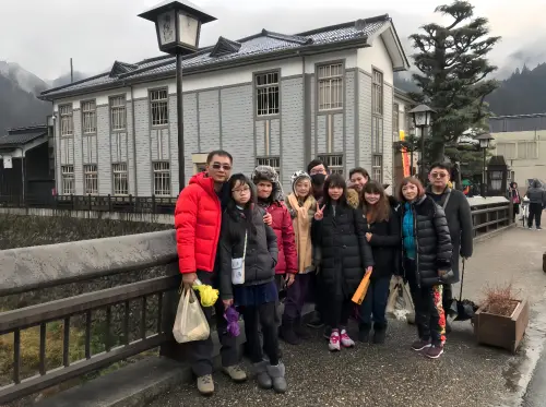 ▲小彤和家人們一起到日本北陸旅遊。（圖／馬可孛羅公關提供）