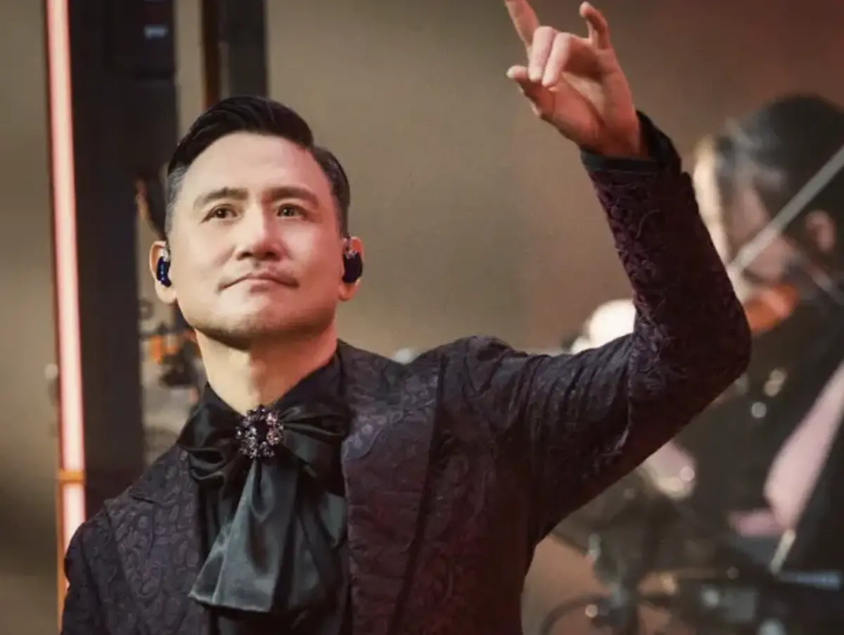 ▲張學友昨（5）日在台北小巨蛋第2天的演唱，表示自己年紀大會忘詞，前一晚也唱破音，可是真的都盡力了。他坦言很怕觀眾以為他又生病、會取消演出，他明明沒病，只是唱歌又有點鼻音跑出來，自己的心理壓力也很大。（圖／超級圓頂提供）