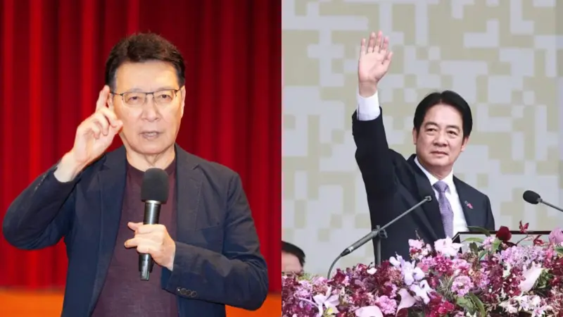 ▲郭正亮質疑，賴政府把所有籌碼提在手上當伴手禮，怎麼有人這樣談判？並點出中廣前董事長趙少康才是刁鑽的談判者。（圖／趙少康辦公室提供、NOWnews資料照）