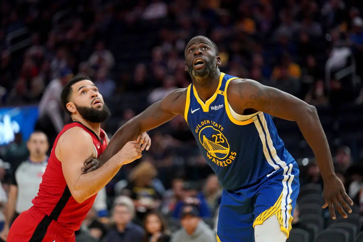 ▲金州勇士球星「嘴綠」Draymond Green第三節肘擊Sengun頸部被判一級惡意犯規，再度引發球迷熱議。（圖／路透／達志影像）