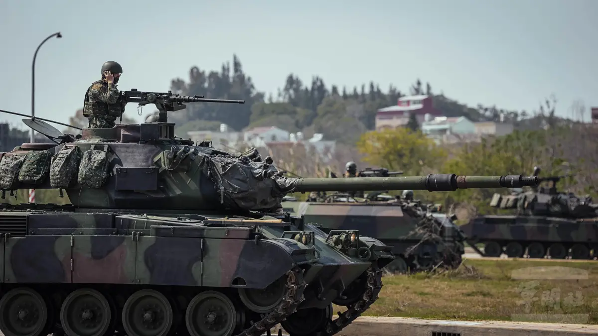 ▲在國軍立即戰備操演期間，於金門防區出現的M41D戰車。（圖／軍聞社）