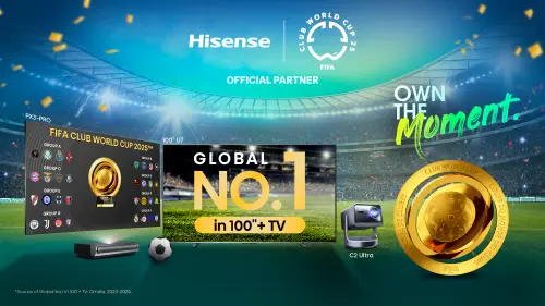 特企／電視領導品牌Hisense重磅來襲　帶來全新視聽盛宴
