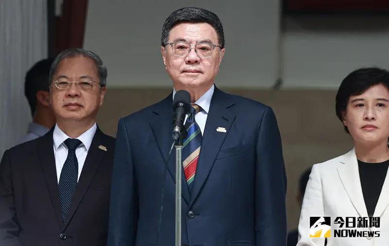 ▲美國總統川普宣布暫緩對等關稅90天，卓榮泰表示在這90天政府會把握時間和機會，和美國進行直接有效的談判。（圖／記者葉政勳攝）