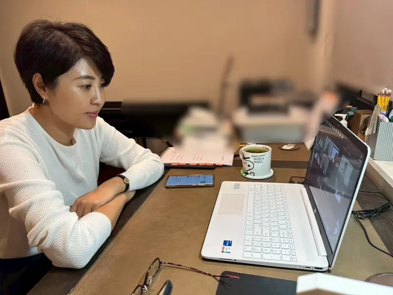 ▲南投縣長許淑華昨晚與中台灣治理平台共8縣市首長一同開線上會議，研商如何度過難關。（圖／翻攝許淑華臉書，2025.04.08）