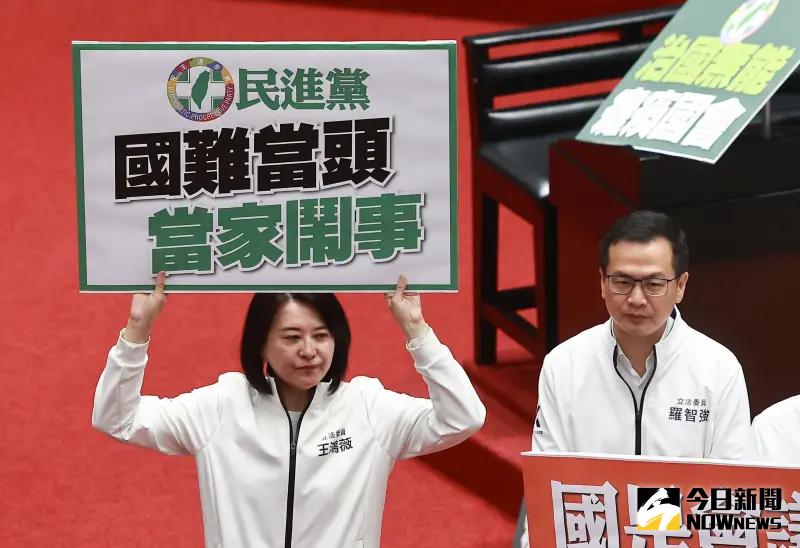 ▲國民黨立委王鴻薇透露，連卓榮泰都受不了柯建銘。（圖／記者葉政勳攝，2025.04.08）
