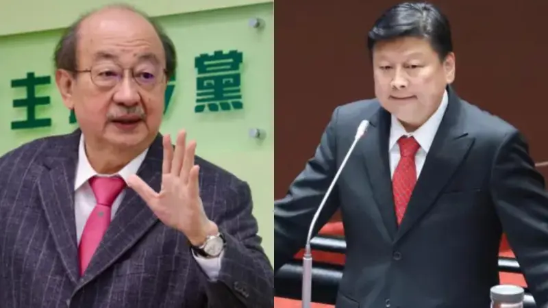 ▲柯建銘（左）為了搶C位大暴走，傅崐萁（右）酸嗆大風吹不是立委該做的事情。（圖／翻攝自柯建銘臉書、NOWnews資料照）