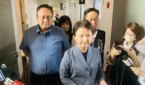 ▲台中市長盧秀燕希望賴政府趕緊承諾公股銀行一年內不會抽銀根。（圖／記者顏幸如攝，2025.04.07）