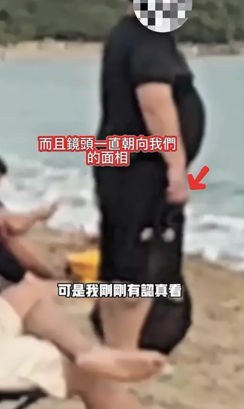 ▲豆芽與好友出門玩,沒想到疑似被一名黑衣男子偷拍。(圖/豆芽 IG) ▲豆芽與好友出門玩,沒想到疑似被一名黑衣男子偷拍。(圖/豆芽 IG)