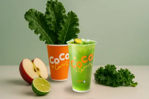 可不可、CoCo、Mr. Wish買一送一!迷客夏「買3送1」手搖優惠一覽 ▲中杯「羽衣蘋安杯」嚐鮮價69元(原價79元),4月18日開賣。(圖/CoCo提供)