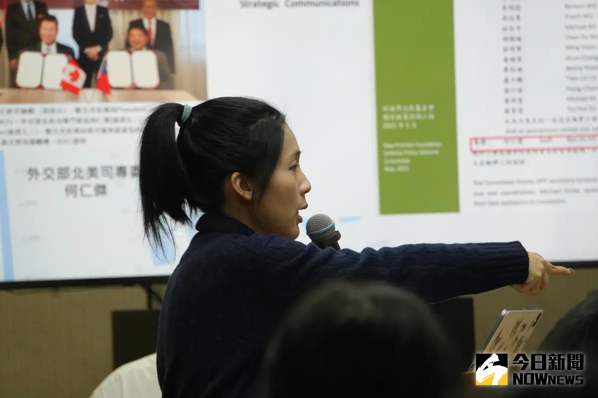 ▲國民黨立委徐巧芯質詢共諜案。（圖／記者呂炯昌攝，2025.04.09）