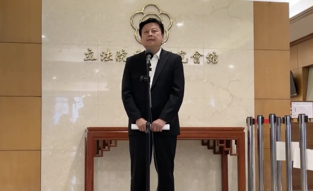 ▲國民黨團總召傅崐萁呼籲，賴清德應該邀請張忠謀為代表團成員。（圖／國民黨團提供）