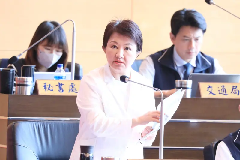 ▲台中市長盧秀燕表示，美國關稅受害者都是自己人，市府一定會幫忙度過難關。（圖／台中市政府提供，2025.04.09）