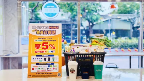 「OPEN! PRIMA會員訂閱制」上線後,付費不限支付工具結帳、指定類別筆筆回饋5% OPENPOINT點數。(圖/7-11提供) ▲「OPEN! PRIMA會員訂閱制」上線後,付費不限支付工具結帳、指定類別筆筆回饋5% OPENPOINT點數。(圖/7-11提供)