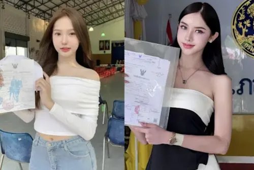 2025年泰國徵兵健檢現場出現許多「跨性別女神」。(圖/翻攝自Instagram) ▲2025年泰國徵兵健檢現場出現許多「跨性別女神」。(圖/翻攝自Instagram)