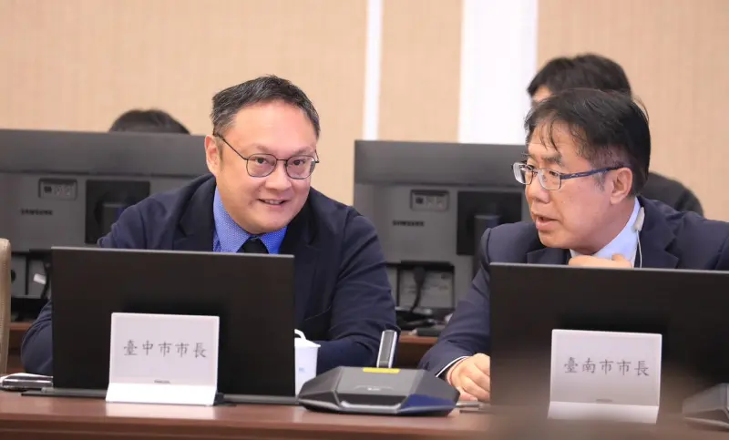 ▲台中市副市長鄭照新代表市長盧秀燕出席行政院會。(圖/台中市政府提供,2025.04.10)