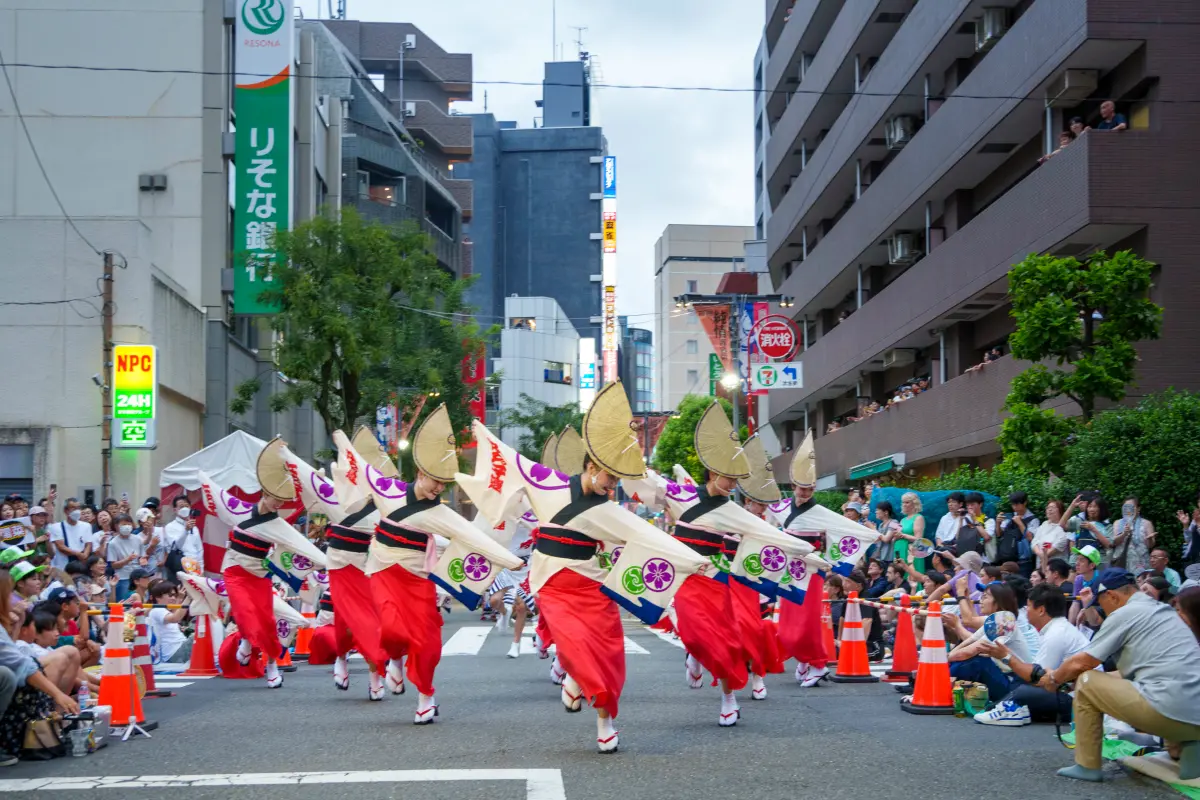 ▲東京高圓寺阿波舞20日下午5時起在萬和宮公演（圖／杉並交流協會提供） 