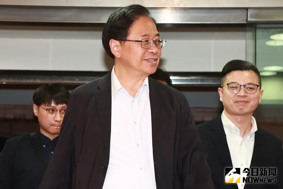 ▲桃園市長張善政出席國民黨「戰獨裁」集會，痛批民進黨是綠共。（記者葉政勳攝）