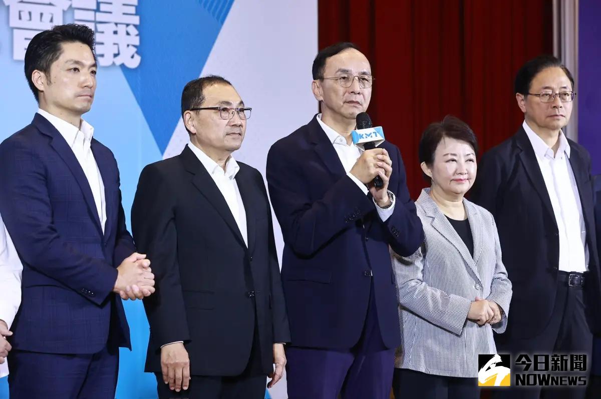 ▲國民黨今天召開縣市長聯合對策會議。（記者葉政勳攝，2025.04.10）