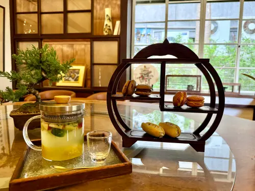 ▲「輝室」餐點融匯古今，尋味街邊小吃到台式辦桌酒家菜。（圖／記者蕭涵云攝）