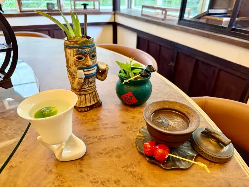 ▲「輝室」調酒也深有台灣意象。（圖／記者蕭涵云攝）