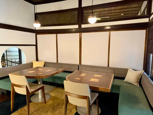 ▲台北日式老宅餐廳「輝室」餐廳空間57坪。（圖／記者蕭涵云攝）