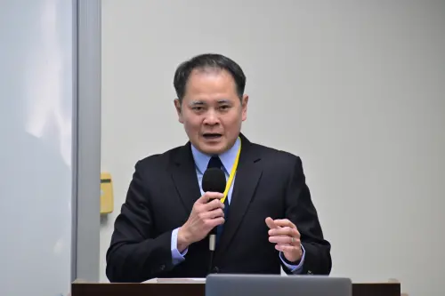 ▲台灣機械工業公會理事長莊大立表態，台灣機械業願當美國再工業化的好伙伴，希望有助於政府與美國談判。（圖／記者顏幸如攝，2025.04.11）