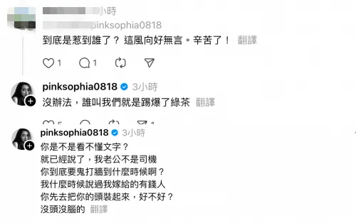 ▲王思佳在Threads上開戰網友。(圖/翻攝自Threads) ▲王思佳在Threads上開戰網友。(圖/翻攝自Threads)