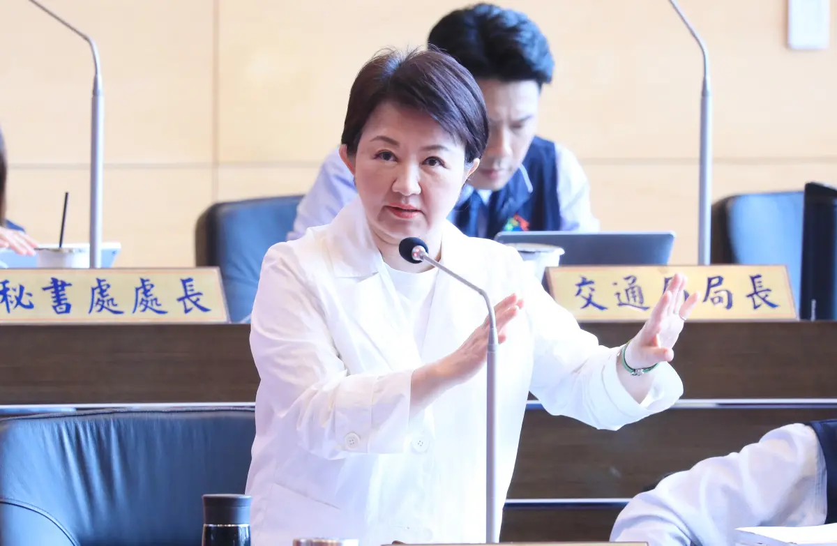 ▲台中市長盧秀燕罕見喊話有心人「為了黑這個城市、導致產生維特效應，是非常不道德的」！（圖／台中市政府提供，2025.04.11）