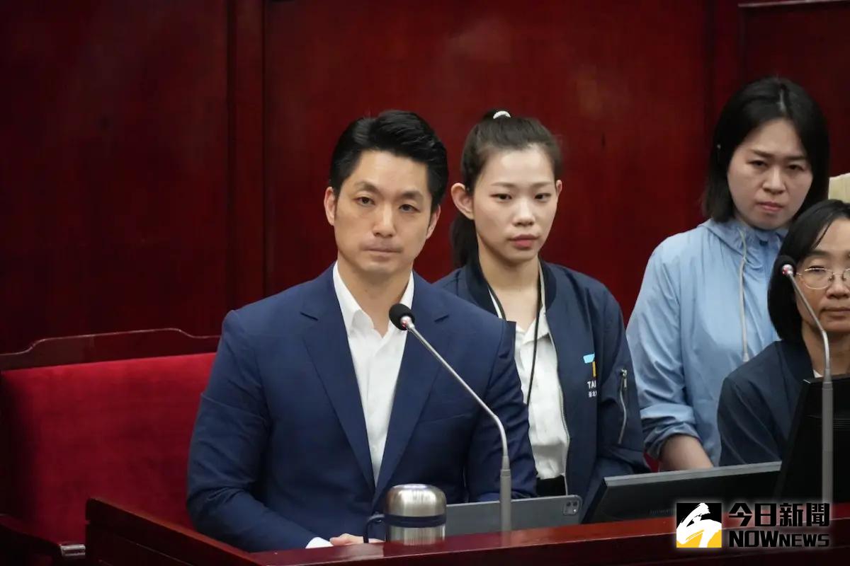 ▲台北市長蔣萬安赴議會施政報告。（圖／記者呂炯昌攝，2025.04.11）