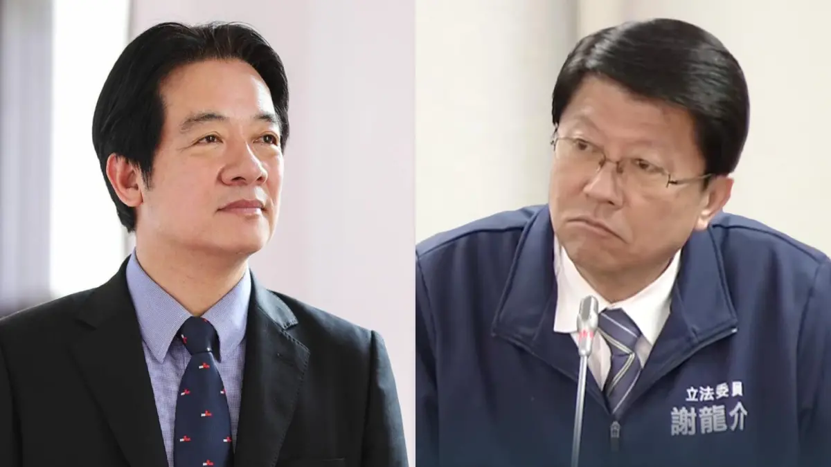 ▲總統兼黨主席賴清德（左）裁示研擬急難救助方案，這讓國民黨立委謝龍介（右）怒轟根本是雙標。（圖／翻攝自賴清德、謝龍介臉書）